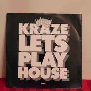 VINTAGE 1989, KRAZE, LET'S PLAY HOUSE 12" E.P.!!!
